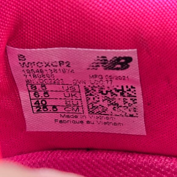 New Balance FuelCell Rebel v2 Pale Blue Pink Athletic Running Shoe Womens 8.5 B - Picture 13 of 14